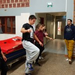 Exercice de proprioception à l'aveugle
