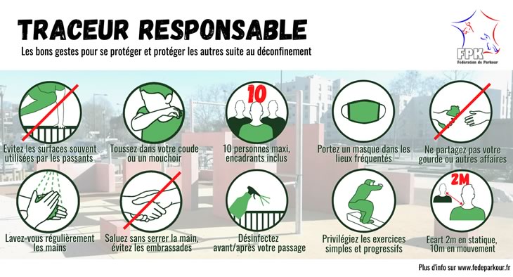 Conseil pour la reprise du Parkour suite au déconfinement